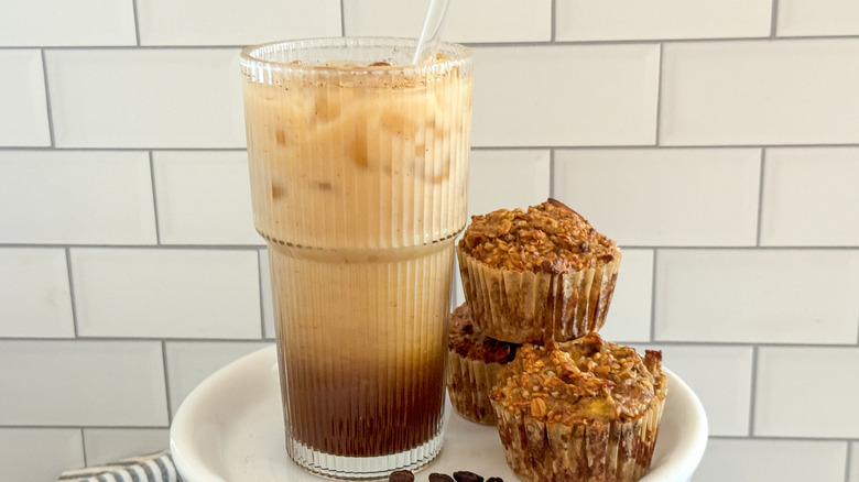 espresso with muffins