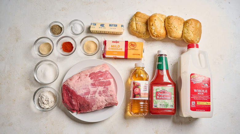 ingredients on a table