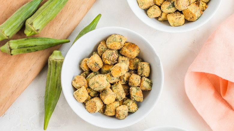 okra and fried okra