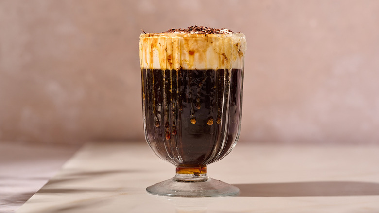 spanish coffee on a table