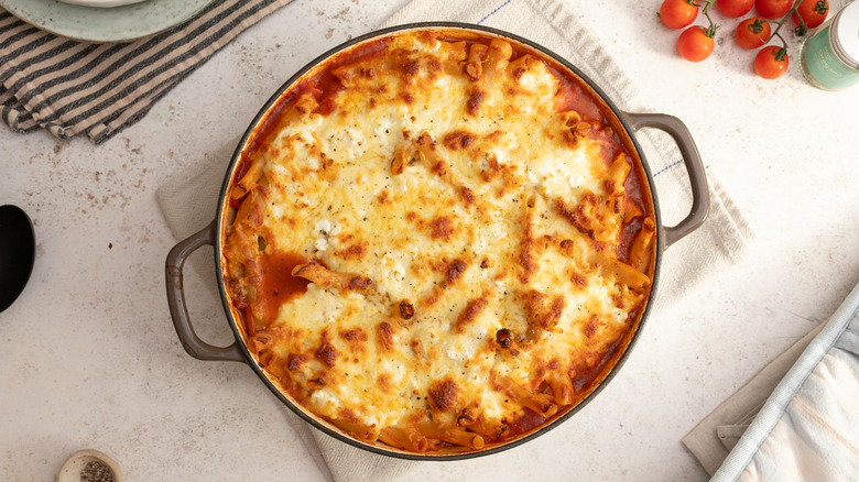 high-protein baked ziti