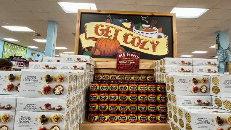 Trader Joe's autumn display