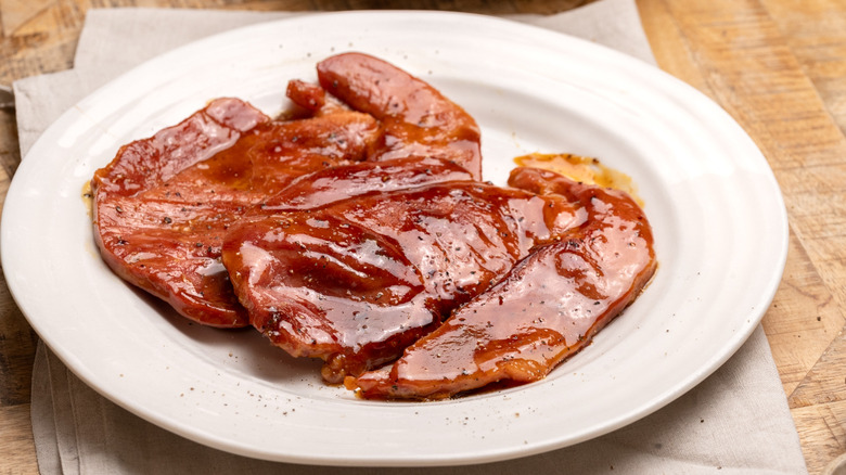 3-ingredient brown sugar ham steak