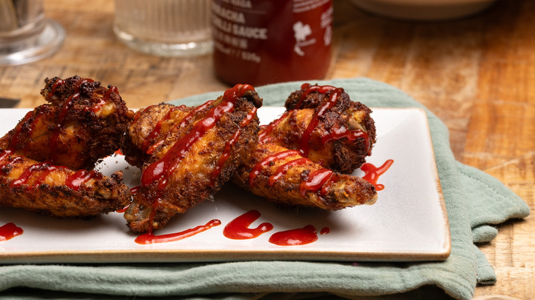 baked Cajun chicken wings