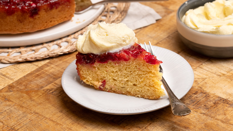cranberry upside down cake