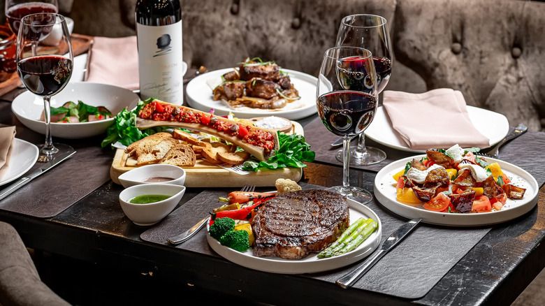 steakhouse dinner