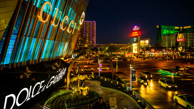 Landmarks on Las Vegas Strip