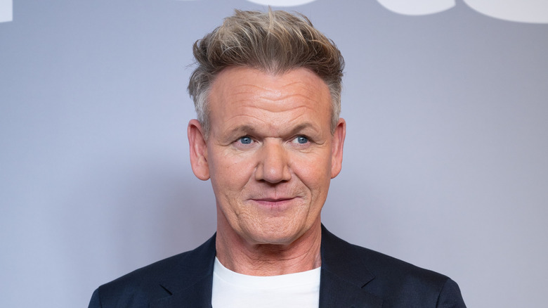 Gordon Ramsay smiling at event