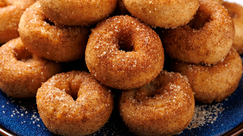 Pile of cake donuts