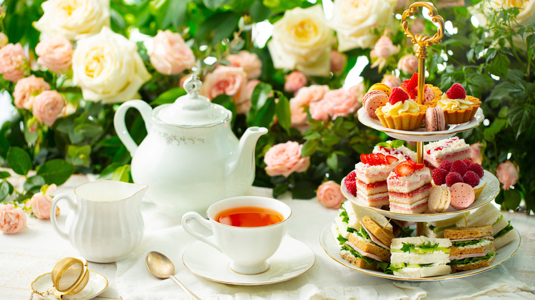 Afternoon tea table