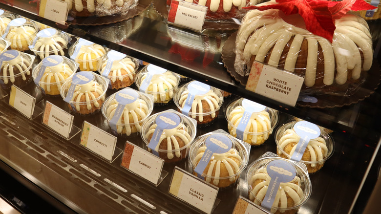 Inside of a Nothing Bundt Cakes store