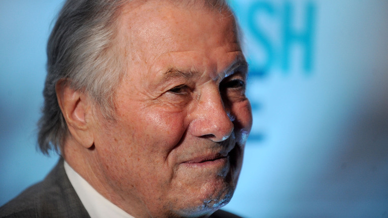 Jacques Pépin smiling at an event