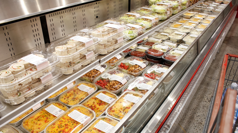 Costco prepared meals section.