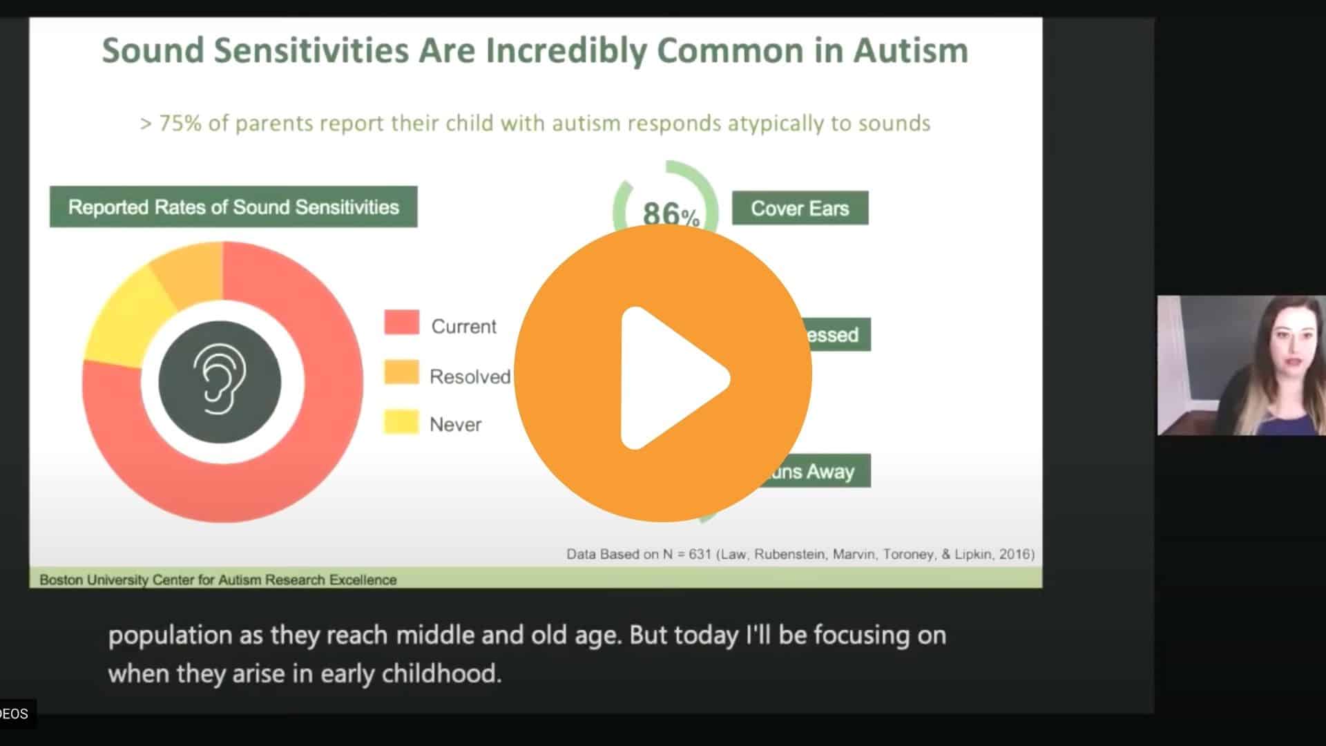 Sensory Issues Webinar screenshot