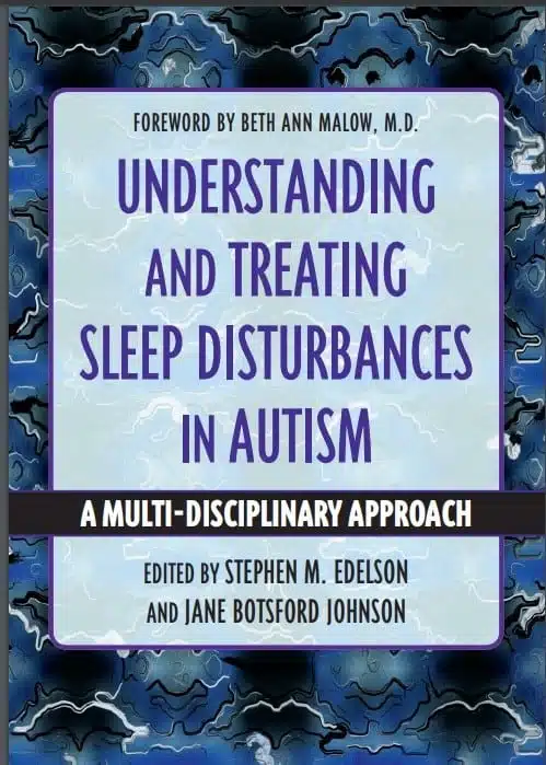 "Understanding and treating sleep disturbances in autism" book cover