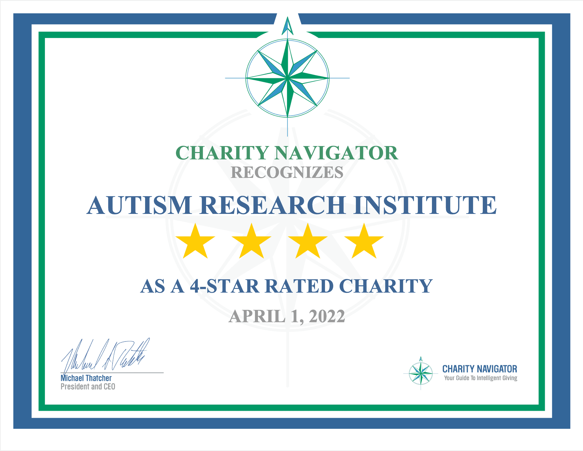 Certificate screenshot